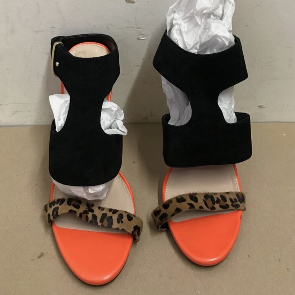 Carvela Kurt Geiger Leopard Multi Heel Sandal